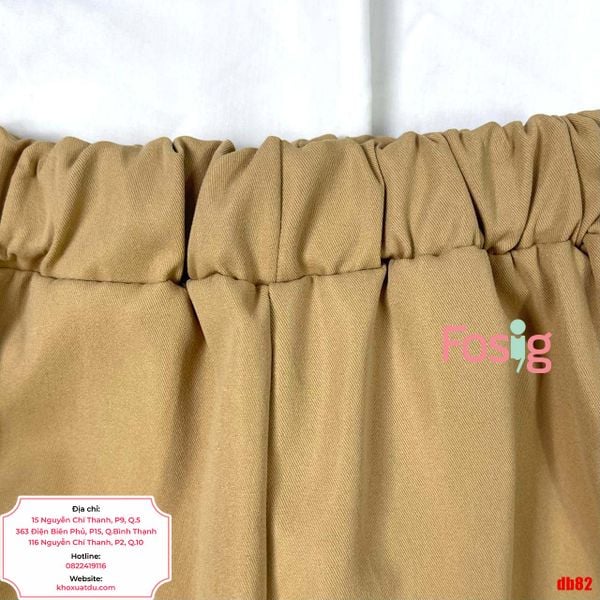 [ 7-8kg; 9-14kg; 18-21kg] Set Đồ Bộ Ngắn Sơ Mi Kate Bé Trai - Vàng Gấu 