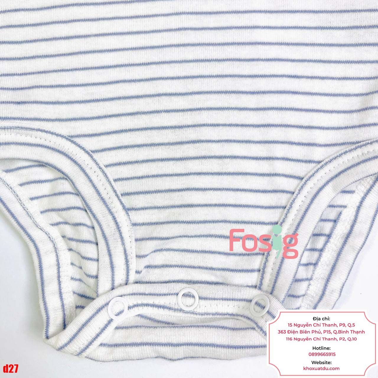  [0-24M] Bodysuit Tay Ngắn Bé Trai Cter50 - Sọc Tím Nhỏ 