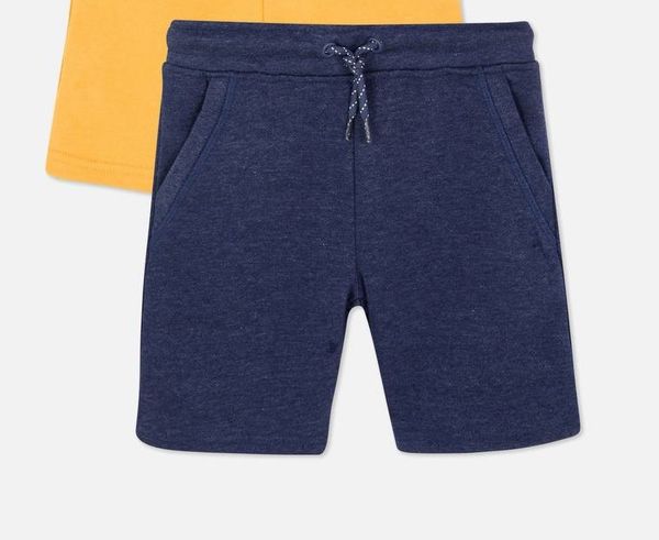  [10-24kg] Quần Short Thun Da Cá Dây Rút PM Bé Trai - Navy Trơn 