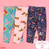  [3m-24m] Set 3 Quần Dài Legging, Mông Thú Cter Bé Gái - Combo màu ngẫu nhiên 