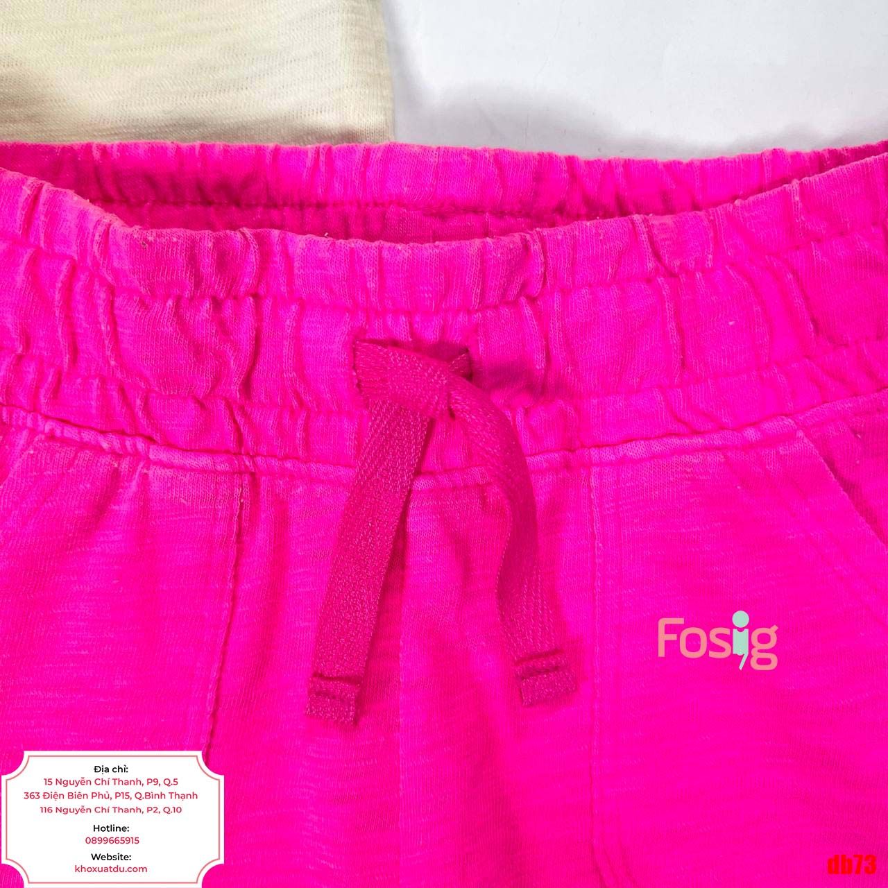  [15-19kg] Set Đồ Bộ Ngắn Áo Croptop CJ Bé Gái - Xanh Quần Hồng 