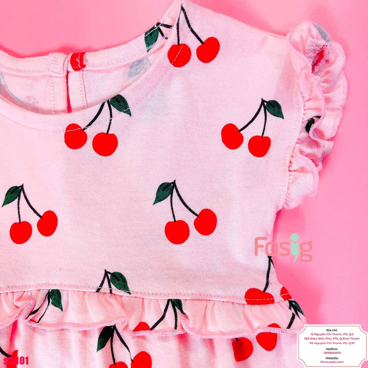  [4-8kg 17-19kg] Set 2 Đầm Thun Cotton Tay Ngắn Bé Gái - Combo màu ngẫu nhiên 