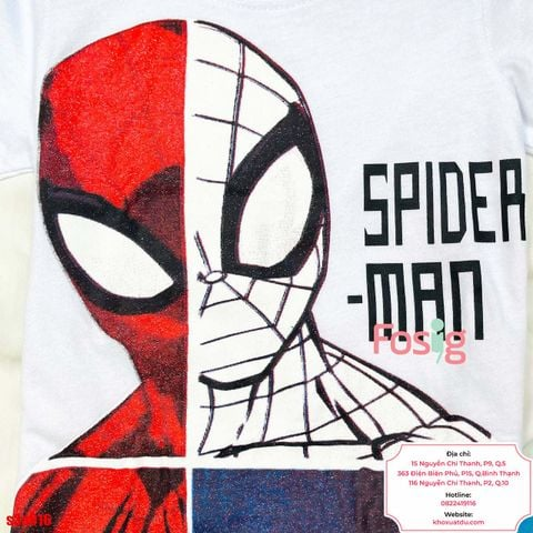  [11-35kg] Set 3 Áo Thun bé trai Cotton Siêu Nhân HM Mix Nhiều Màu- Set màu ngẫu nhiên S3A20 