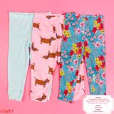  [3m-24m] Set 3 Quần Dài Legging, Mông Thú Cter Bé Gái - Combo màu ngẫu nhiên 