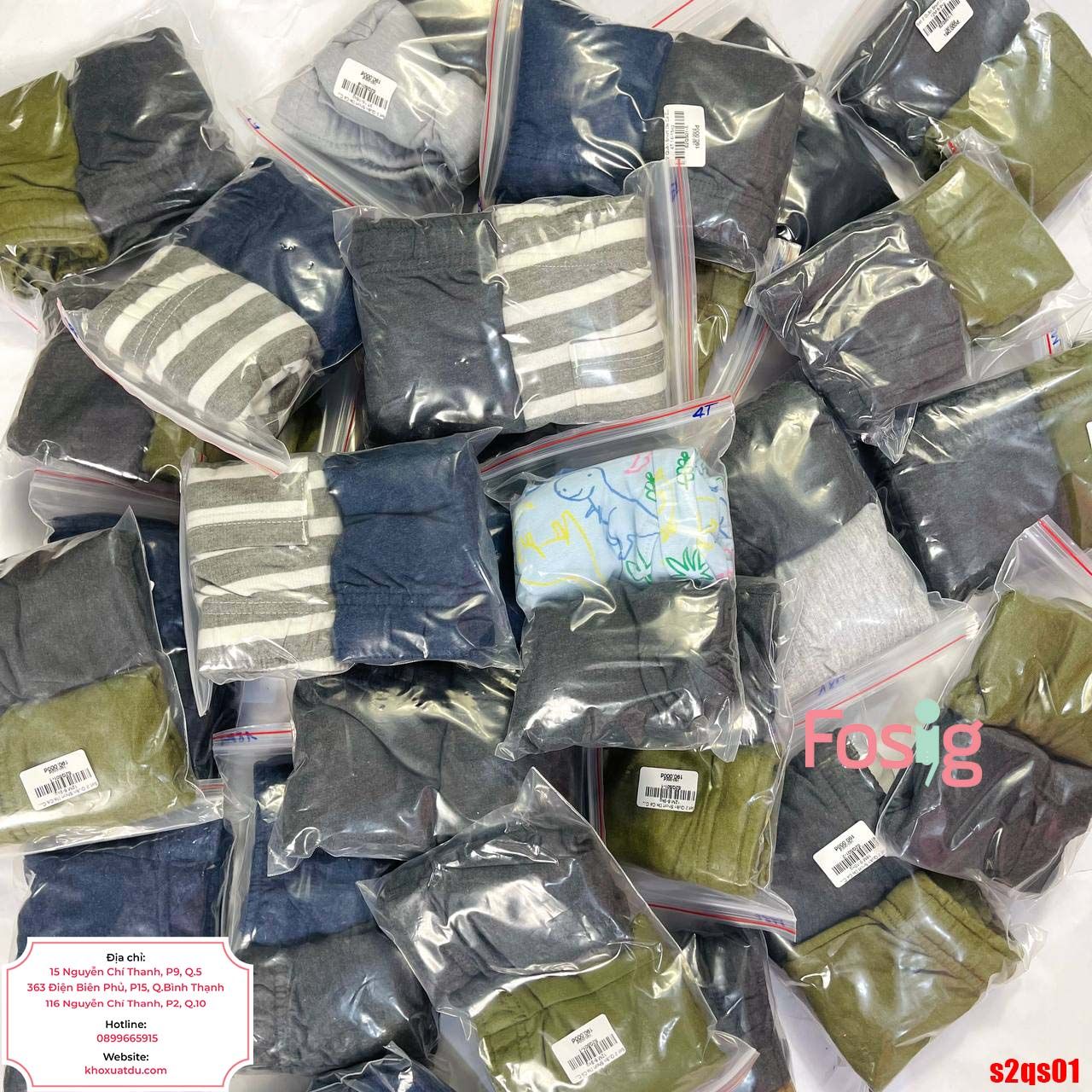  [9-12kg] Set 2 Quần Short Da Cá CJ Bé Trai - Combo màu ngẫu nhiên 