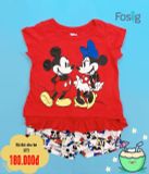  [9-10kg] Set Đồ Bộ Đùi Bé Gái DN - Đỏ Mickey 