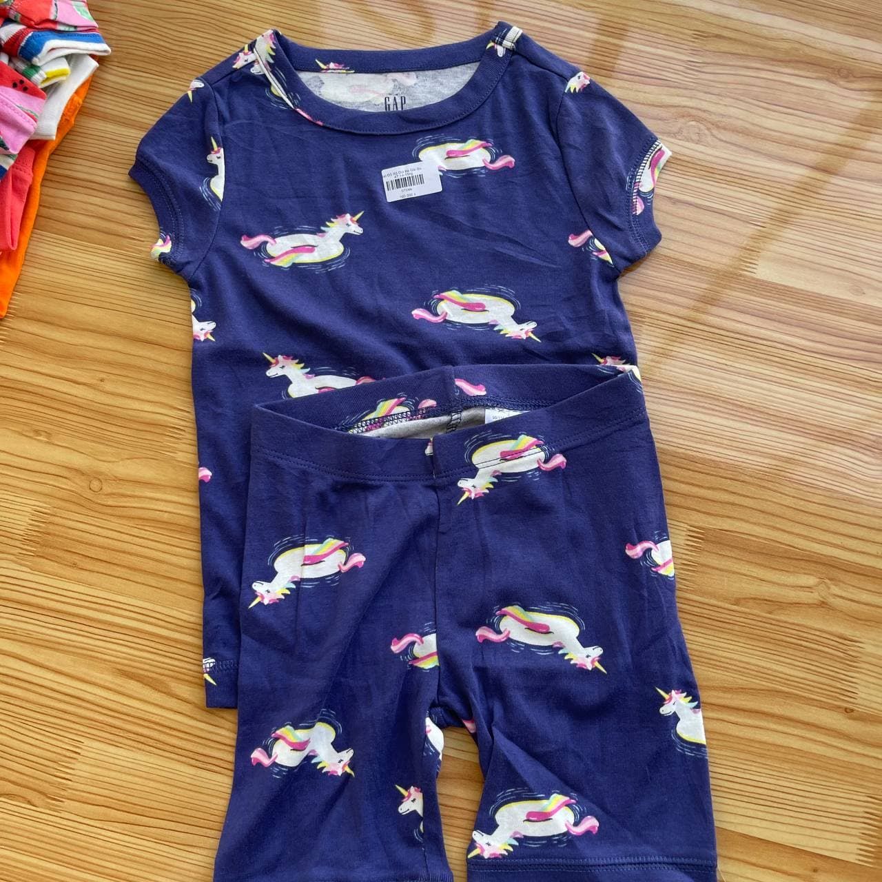  [13-14kg; 17-18kg; 22-23kg] Set Đồ Bộ Đùi Bé Gái Baby GP - Navy Ngựa 