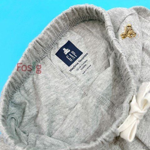  [8-11kg] Quần Short Bé Trai GP - Xám Gấu 