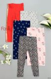  [3m-6m] Set 5 Quần Legging Bé Gái Cter - Random ngẫu nhiên 