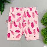  [11-12kg] Quần Short Cotton Bé Gái AHON - Hồng Lá Hồng 