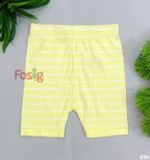  [17-18kg] Quần Short Cotton Bé Trai AHON - Vàng Sọc Trắng 