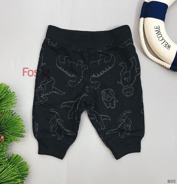  [0-3m] Quần Thun Dài Cho Bé Cter - Đen KL 
