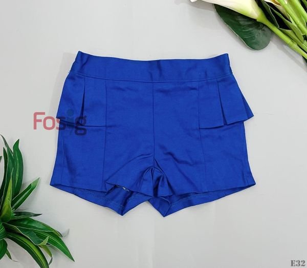  [12m-7T] Quần Short Bé Gái QSBG - Xanh Dương Đậm 