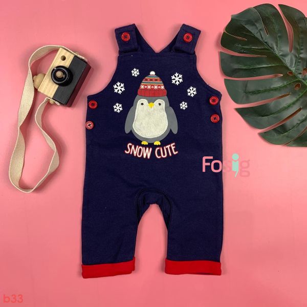  [0-3m] Yếm Bé Trai  MC - Navy Snow Cute 