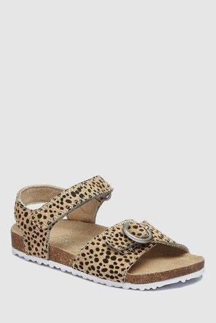  19-29 Giày Sandal Bé Gái Nxt - Vàng Da Beo 