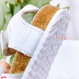  [10,5-11,5cm ; 14.5cm ; 18,5cm] Giày Sandal Bé Gái Nxt - Trắng Hoa NXT 