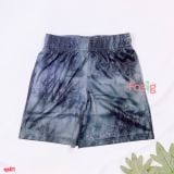  [16-17kg ; 23-25kg] Quần Short Thun Sport Bé Trai Under - Đen Xám Đậm 