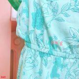  [16-17kg; 26-28kg] Jumpsuit Cánh Tiên Bé gái JB - Xanh Ngọc Hoa 