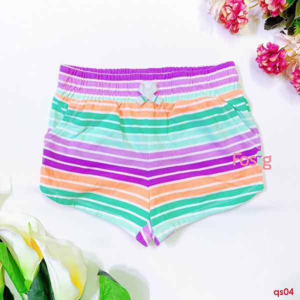  [12-14kg] Quần Short Bé Gái JB - Sọc Màu KT 