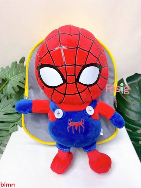  Balo Mini Thời Trang Cho Bé Trai - Xám Vàng Nhện 