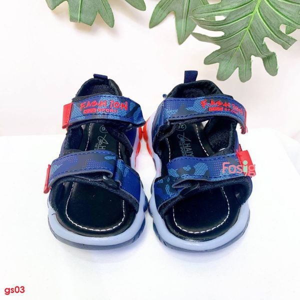  [26-31] Giày Sandal Cho Bé Trai - Navy Babear 