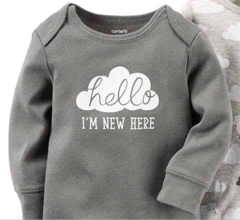  [3m] Sleepsuit Cúc Bấm Không Vớ Bé Trai - Xám Đen Hello 