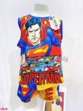  [13-14kg, 18-24kg] Set Đồ Bộ Ngắn 3 Lỗ Bé Trai SK - Superman 
