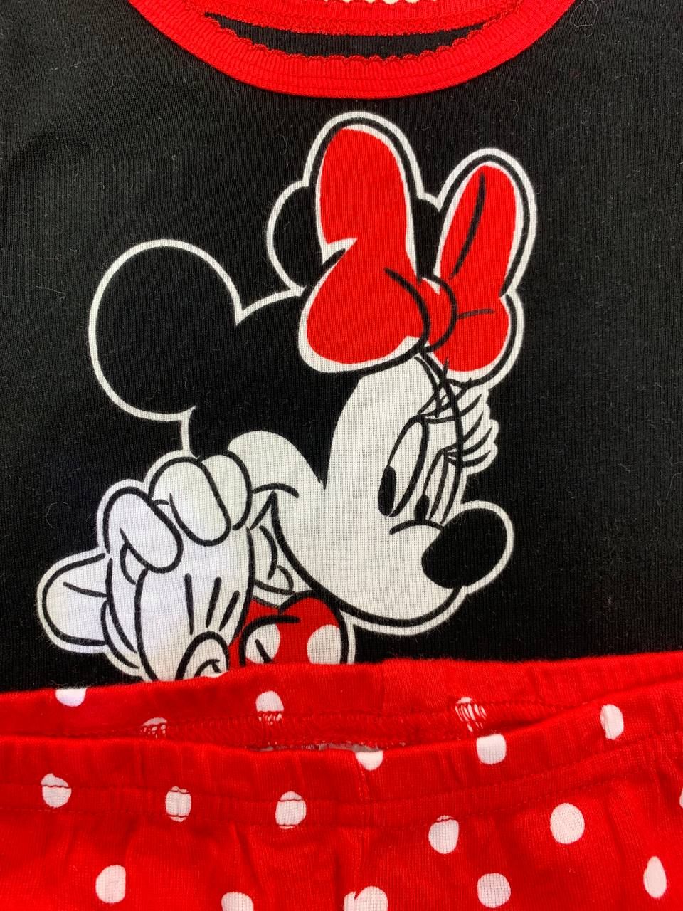  [13-14kg] Set Đồ Bộ Dài Bé Gái - Đen Mickey 