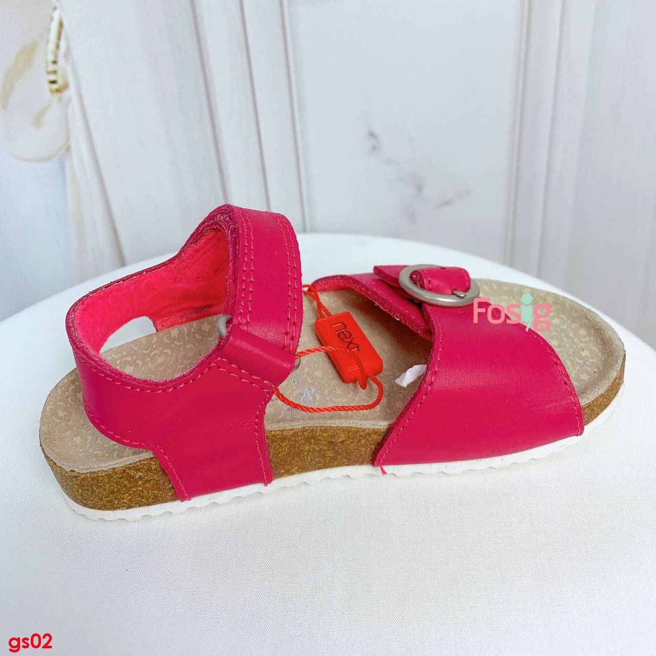  [12,5-13.5cm] Giày Sandal Bé Gái NXT - Hồng Đậm NXT 