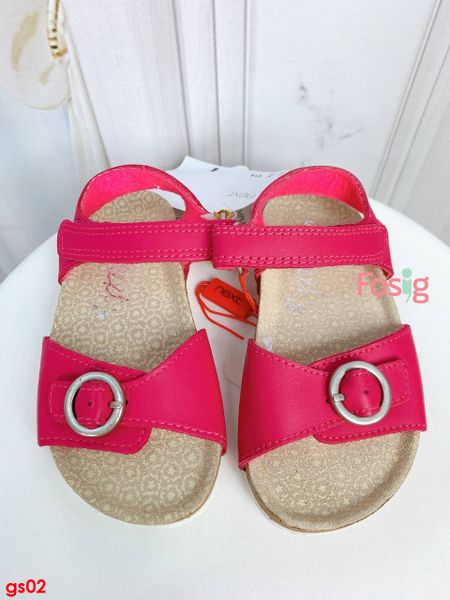  [12,5-13.5cm] Giày Sandal Bé Gái NXT - Hồng Đậm NXT 