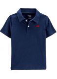  [0-3m] Áo Thun Polo Tay Ngắn Bé Trai Cter - Navy Xe Đỏ 