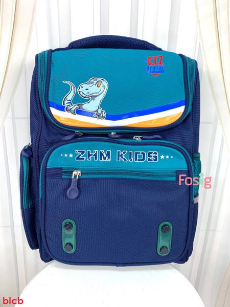  Balo Chống Gù Lưng Cho Bé - Navy Rêu ZHMKIDS 