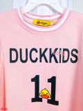  [16-23kg] Đầm Tay Ngắn Cho Bé Gái - Hồng Duckkids 