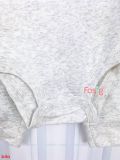  [3-6m] Set Bodysuit Và Quần Bé Trai Cter - Xám Cừu Trắng 