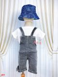  [12-13kg] Set Quần Yếm Bé Trai - Trắng Đen Mickey 