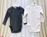  [0-6m, 8-15kg] Set 2 Bodysuit Tay Dài Bé Trai HM - Combo ngẫu nhiên 