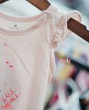  [3-6m] Bodysuit Cánh Tiên Bé Gái GP - Hồng Lâu Đài 