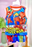  [20-24kg] Set Đồ Bộ Ngắn 3 Lỗ Bé Trai SK - Spider Man 