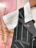  [5-11kg] Set Giả Vest Công Tử Bé Trai - Đen Sọc Trắng TN 
