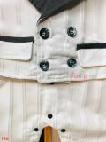  [5-8kg] Set Giả Vest Công Tử Bé Trai - Trắng Sọc 