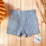  [9-12m] Quần Short Cotton Bé Trai Cter - Xám Trơn 