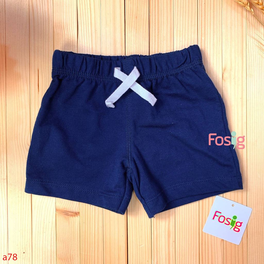  [6m-9m] Quần Short Bé Trai Cter - Navy DC Dây Trắng 