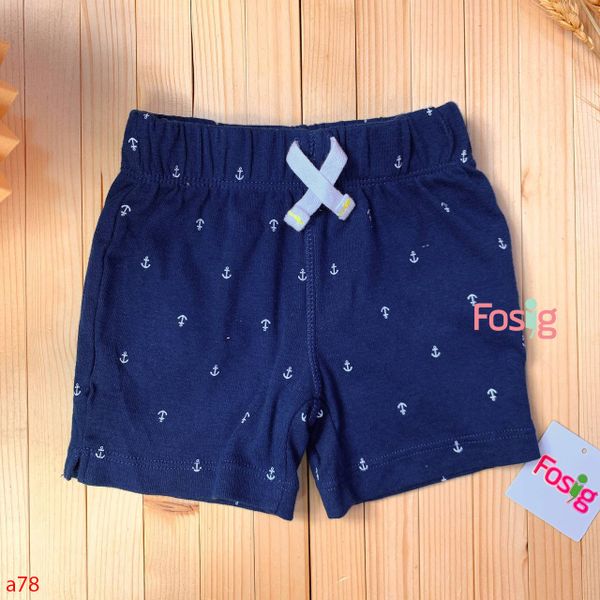  [3-6m] Quần Short Bé Trai Cter - Navy Mỏ Neo DT 