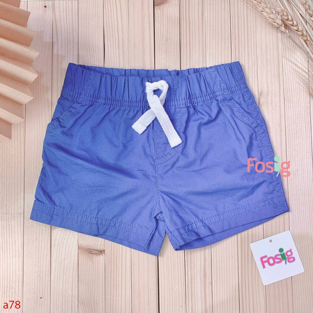  [3-6m; 12-18m] Quần Short Kate Bé Trai Cter - Xanh Xám 