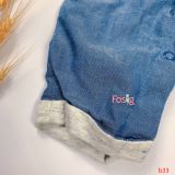  [0-3m] Yếm Baby Bé Trai MC - Xanh jean Xe 