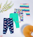  [3m-9m] Set 4 Quần Legging Bé Gái - Combo ngẫu nhiên 