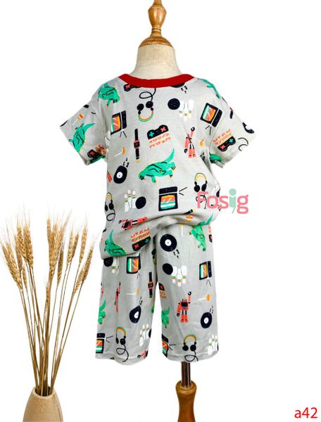  [14-15kg, 18-19kg] Đồ Bộ Borip DN CH [Boy] - Xám Đồ Chơi 