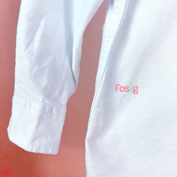  [15-16kg] Áo Sơ Mi Tay Dài Bé Trai RL Polo - Trắng Ngựa 