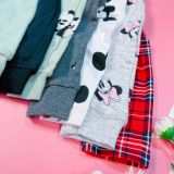  [4m-2T] Quần Thun Legging Bé Gái HM - Tím Mickey 