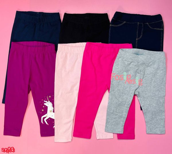  6-22kg set 3 Quần Legging GP Màu Trơn Bé Gái - Màu Trơn 